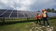 The community micro grid uses solar, battery storage and automated control technology to cut down reliance on diesel at KZA-Gull Bay First Nation. Photo: Pierre-Alexandre Carrier 