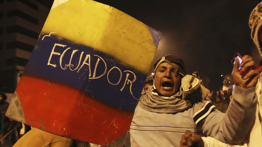 Reaction in Quito, Ecuador