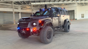 Regina Police Service’s Tactical Rescue Vehicle. (Marc Smith / CTV News Regina)
