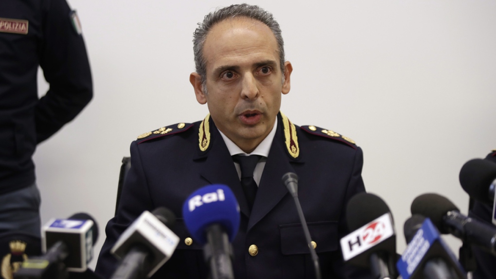 Digos police executive Claudio Ciccimarra 