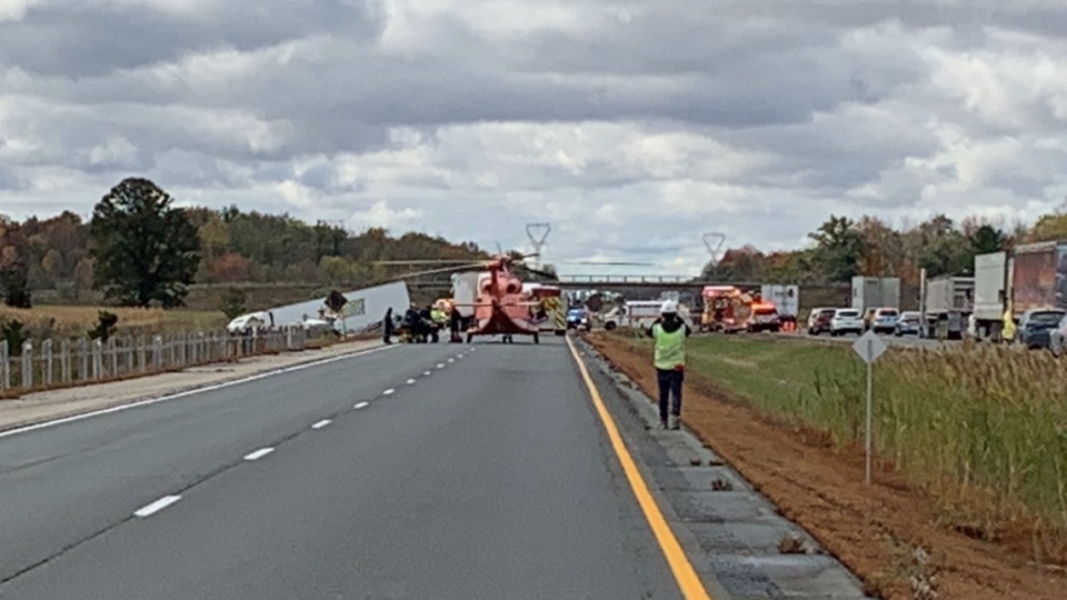 Highway 401 crash