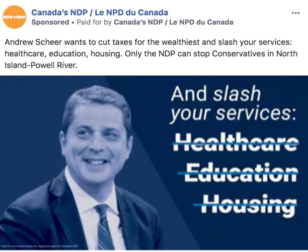 NDP ad