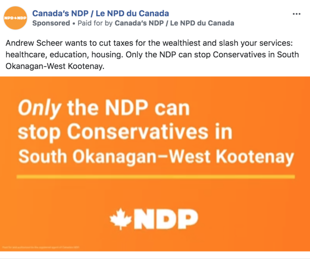 NDP ad