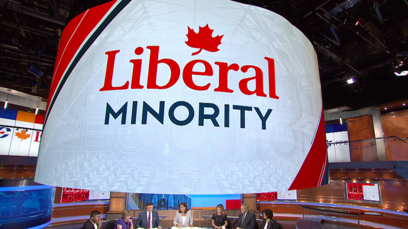 CTV declared Liberal minority 
