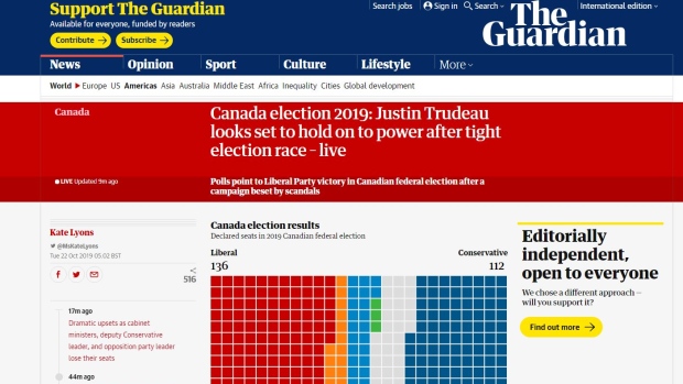 The Guardian on Canada's election.