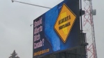 Signs seen in Alberta promoting a "western exit" from the rest of Canada. 