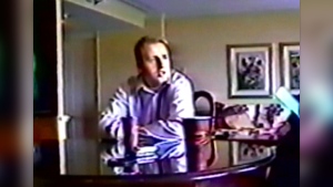 Image of Michael Bridges taken from CTV file footage of the tape of him making his confession.