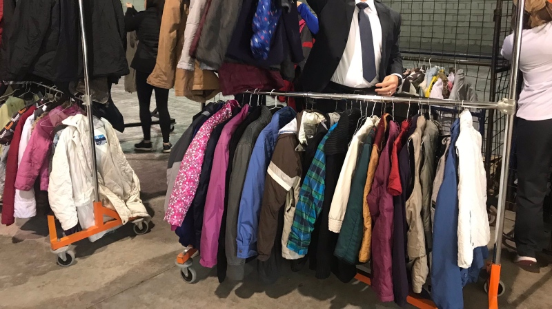 Coats for Kids campaign in Windsor, on Monday, Oct. 28, 2019. (Angelo Aversa / CTV Windsor)