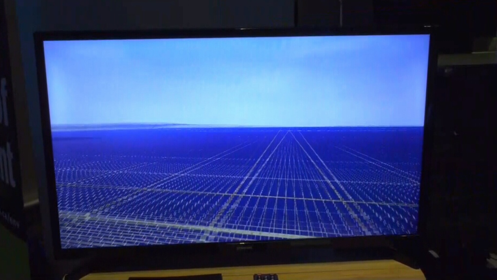 Solar farm virtual reality