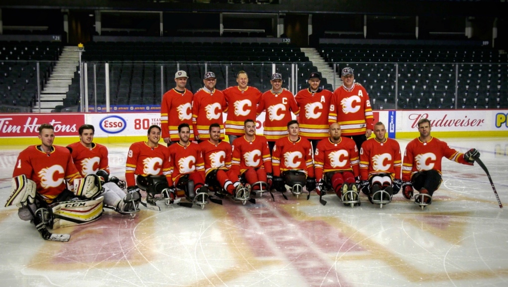 Calgary Flames endorses sledge hockey team