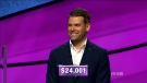 Andrew Thomson was crowned 'Jeopardy' champion after winning the Halloween episode of the game show. (Courtesy: NBC) 