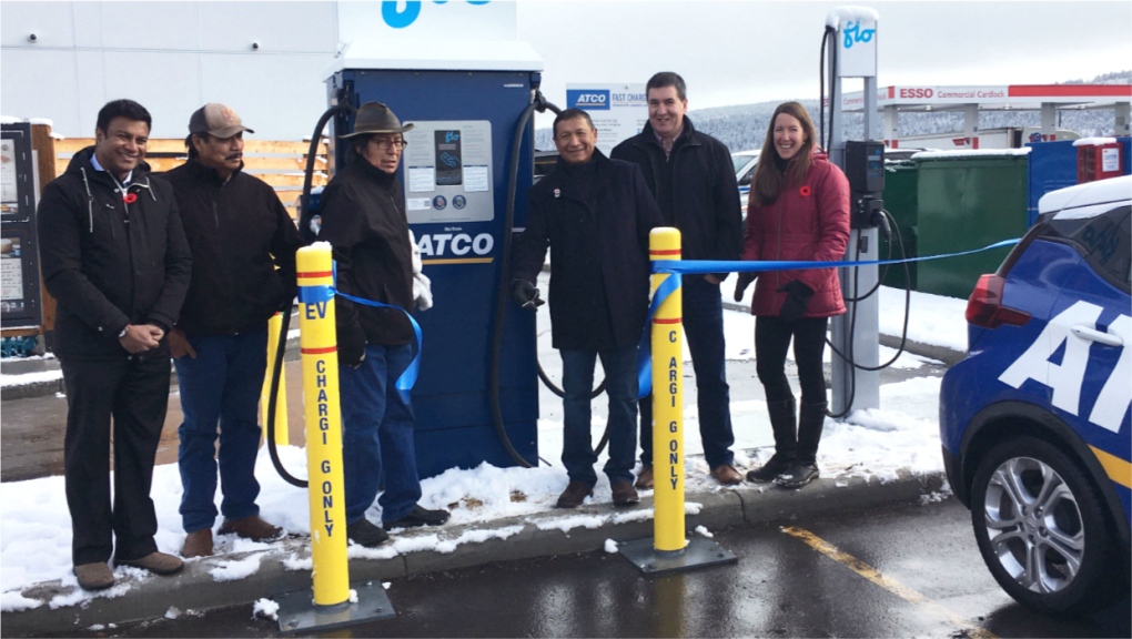 Bearspaw First Nation EV Fast Charger 