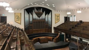 The Knox-Met is celebrating 50 years with its organ. (Cally Stephanow / CTV News Regina) 