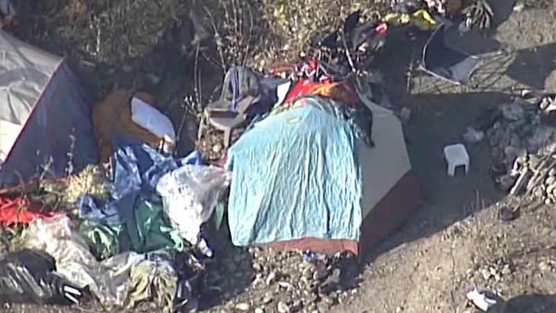 Homeless camp in Chilliwack