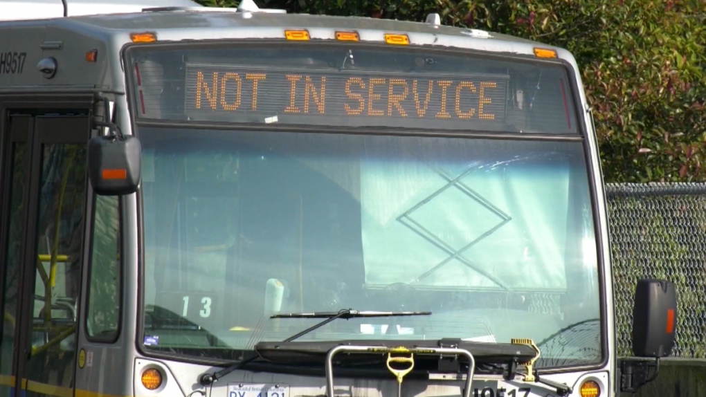 Transit labour dispute impacting bus service