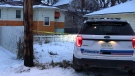 Police are investigating after a man was found dead in the 1800 block of St. John Street on Nov. 7, 2019 (Ashley Scarfe / CTV News Regina)