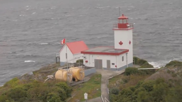 Elections Canada dropped off ballots at lighthouses along the B.C. coast. (Source: Elections Canada, Twitter)
