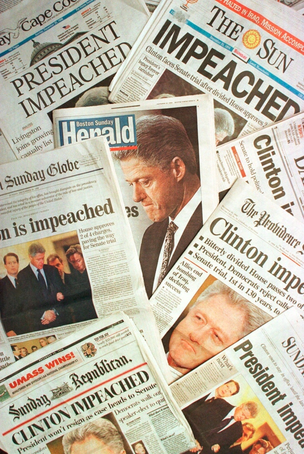 Bill Clinton photo montage impeachment