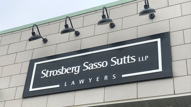 Strosberg Sasso Sutts LLP law firm building in Windsor seen on November 14, 2019.  (Rich Garton/CTV Windsor)