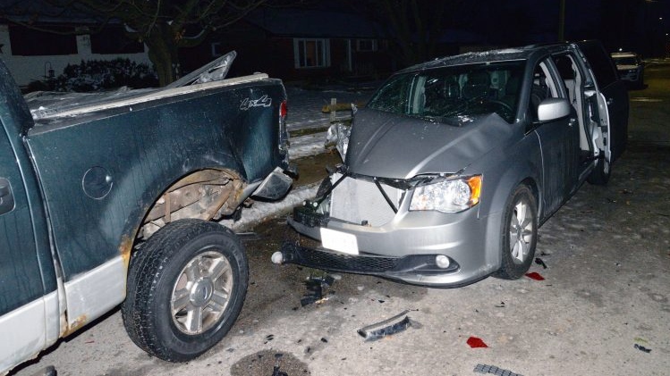 Charges have been laid after a collision in St. Thomas, Ont. on Friday, Nov. 15, 2019. (Source: St. Thomas Police Service)