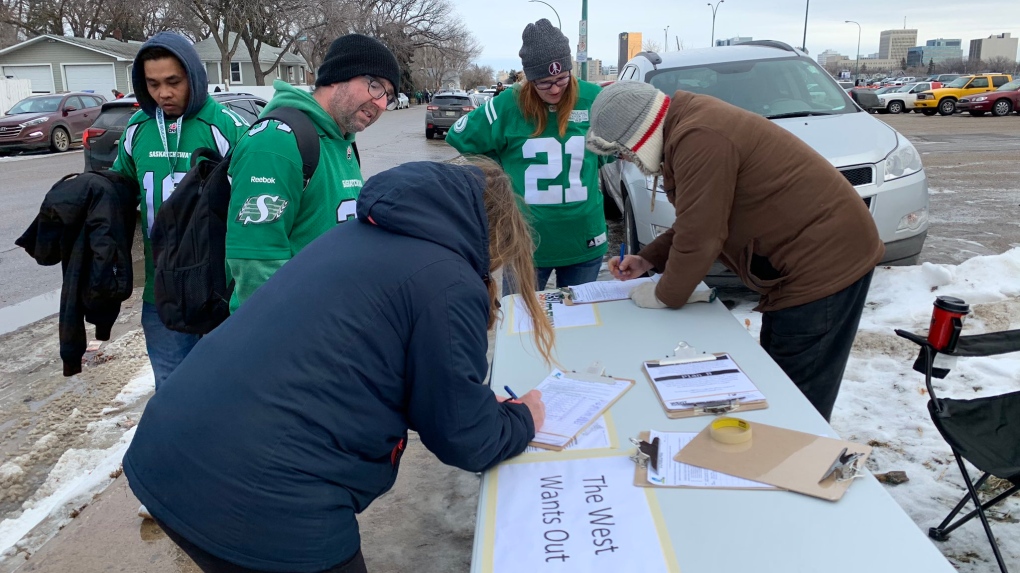 Wexit Saskatchewan petition signing Nov. 17, 2019