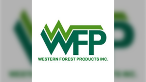 The Western Forest Products Inc.logo is shown in this undated handout. (The Canadian Press)