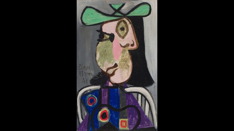 The Heffel Fine Art Auction House says Picasso's "Femme au chapeau" will lead its fall sale with a pre-auction estimate between $8 million to $10 million. The 1941 oil-on-canvas depicts photographer Dora Maar, who during her relationship with Picasso, served as the principal subject of his "Weeping Woman" series. THE CANADIAN PRESS/HO- Heffel Fine Art Auction House