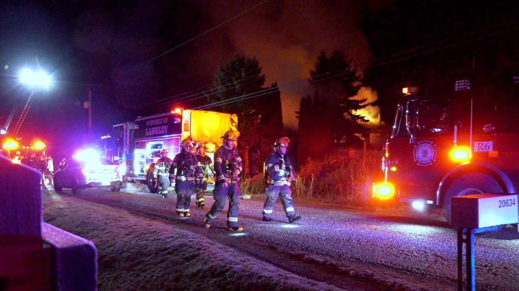 Langley house fire