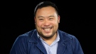 FILE - This Oct. 23, 2019 photo shows celebrity chef David Chang during an interview in Los Angeles. (AP Photo/Damian Dovarganes)