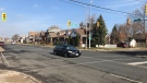 Officers say the pedestrian was hit at Howard and Logan Avenue in Windsor on Monday, Nov.25, 2019. (Angelo Aversa / CTV Windsor)   