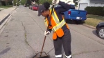 A student working for the City of Windsor in the summer job program. (Courtesy City of Windsor / YouTube)