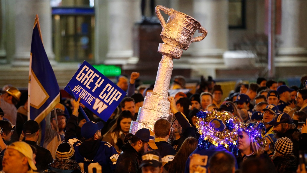 Grey Cup parade planned for Tuesday