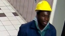 A suspect wanted in connection with an assault investigation is seen. (Toronto Police Service) 