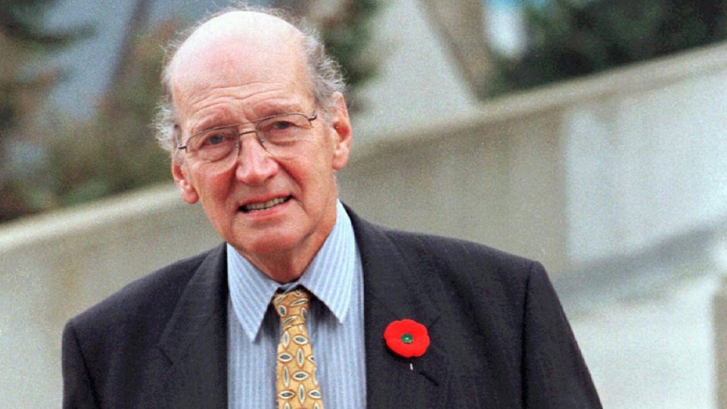 Gerald Regan is shown in Halifax in 1998