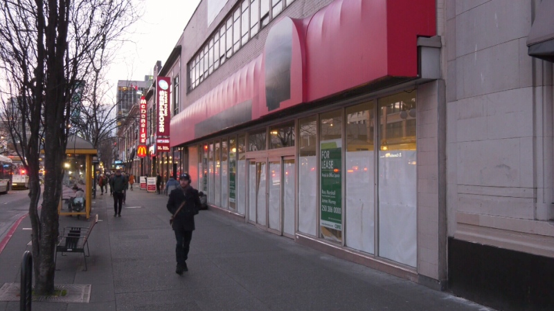 Shoppers Drug Mart vacated the 1222 Douglas property in December in favour of another location just a few doors down Douglas Street.
