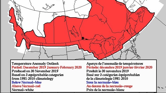 Environment Canada winter forecast
