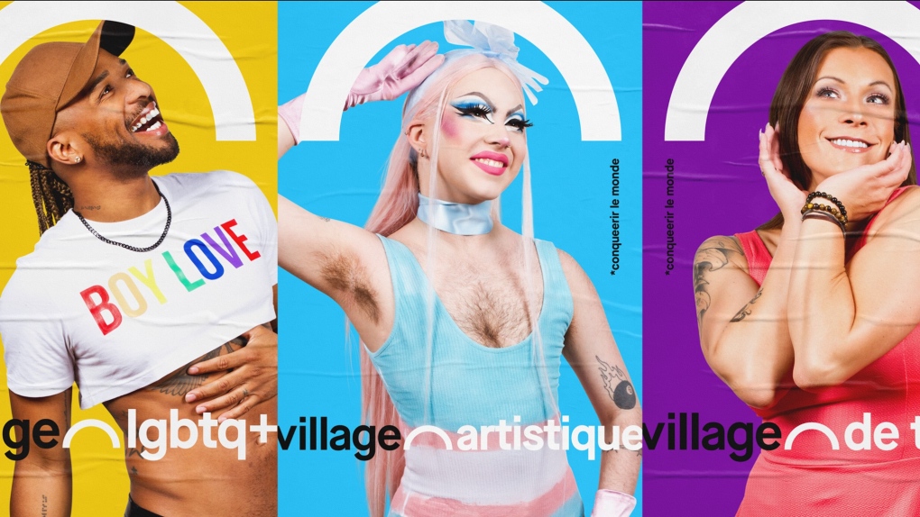 Montreal’s Gay Village art installations