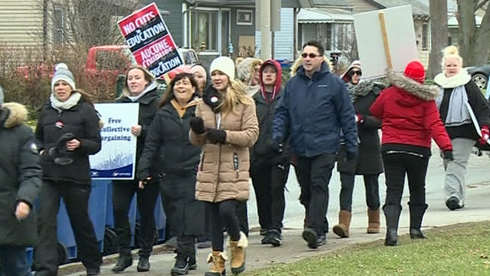 Windsor teachers go on one-day strike