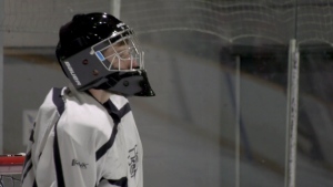 Manitoba Goalie Marc Pelletier is representing Canada at the 2019 Winter Deaflympics in Italy.