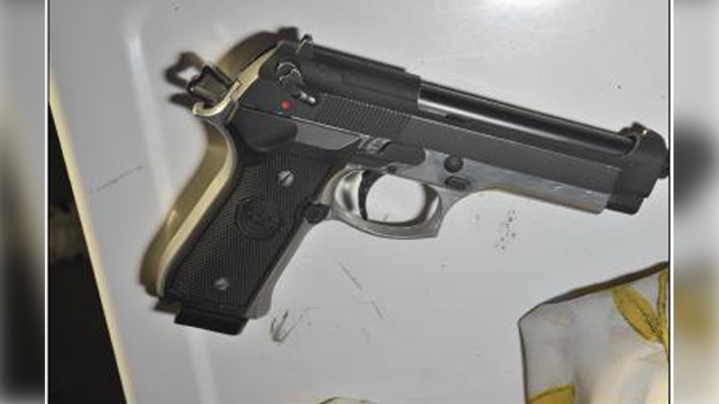 An airsoft pistol