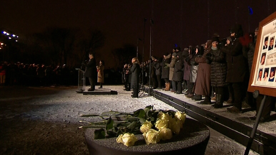 A ceremony to remember Polytechnique victims