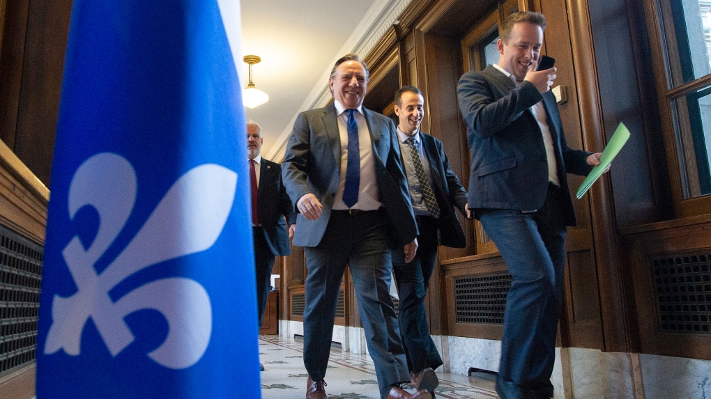 Francois Legault is heading to the west