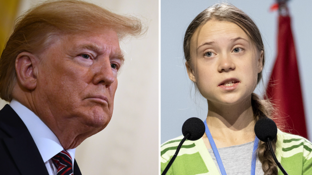 Trump criticizes Greta Thunberg on Twitter