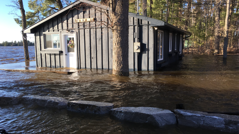 Paul Emmerson’s cottage flooded this spring along the Ottawa River in Horton Township. 