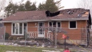 Fire damage to the Steinhoff home in Paisley, Ont. is seen on Friday, Dec. 13, 2019. (Scott Miller / CTV London)