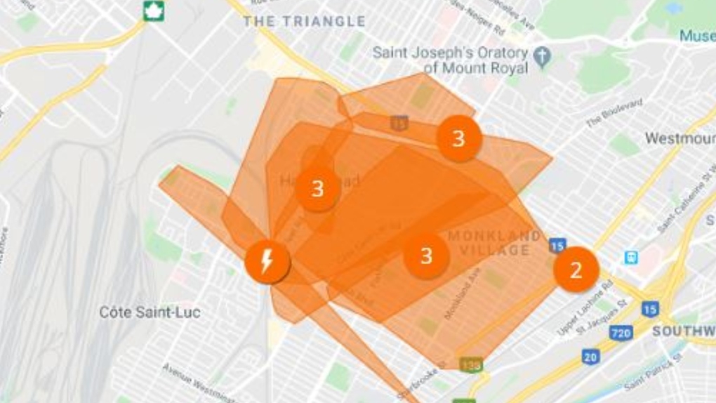 Hydro-Quebec outages