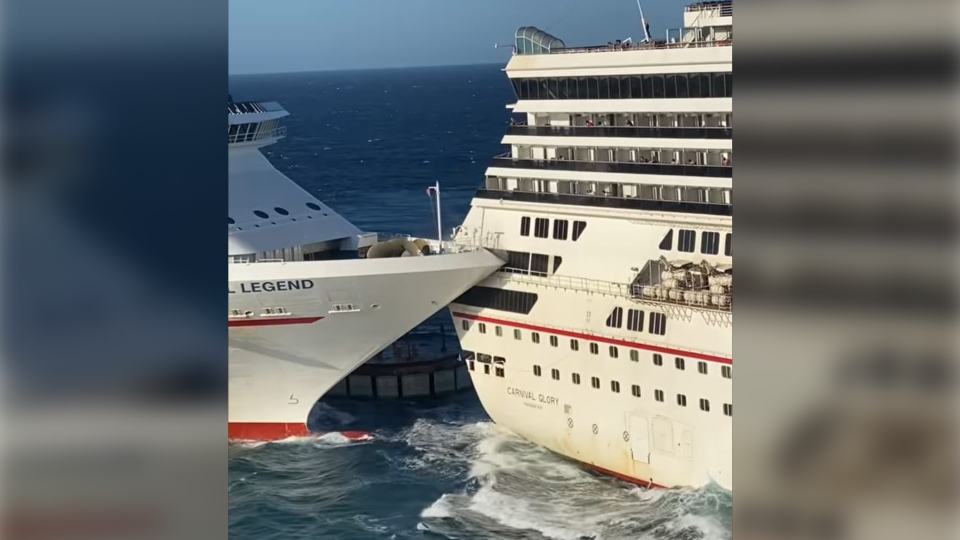 Carnival Cruises collide