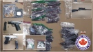 Almost $400,000 worth of drugs as well as several guns have been seized by police after an investigation in Scarborough and Ajax.