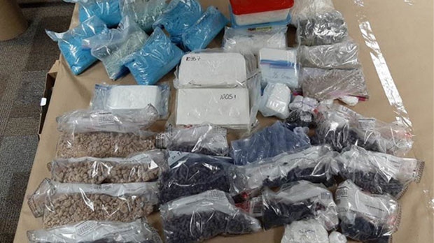 Durham Regional Police seized more than 14 kilograms of fentanyl in a drug trafficking investigation dubbed Project Burza. (Durham Regional Police)