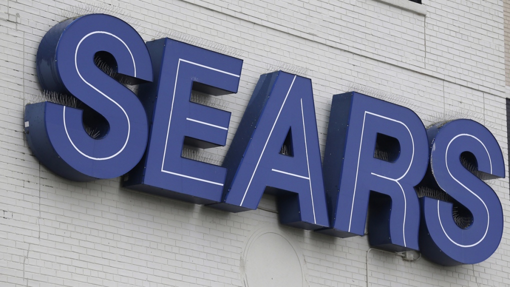 A Sears sign is seen in Hackensack, N.J.